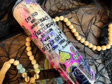 Load image into Gallery viewer, 32oz Plump Dark Alice Themed Tumbler Design