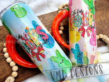 Load image into Gallery viewer, Peeps Peekaboo Tumbler Design with Custom Handle