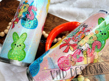 Load image into Gallery viewer, Peeps Peekaboo Tumbler Design with Custom Handle