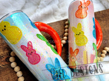 Load image into Gallery viewer, Peeps Peekaboo Tumbler Design with Custom Handle