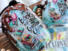 Load image into Gallery viewer, Books, Hot Chocolate and Christmas Cheer Mug Design