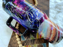 Load image into Gallery viewer, Galaxy Themed 40oz Glitter Tumbler Design