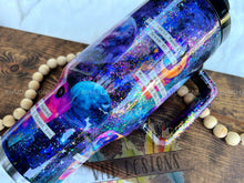 Load image into Gallery viewer, Galaxy Themed 40oz Glitter Tumbler Design