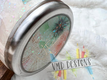 Load image into Gallery viewer, 40oz Affirmations Floral Scrapbook Design