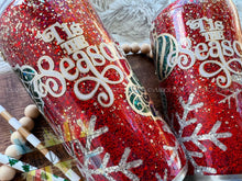 Load image into Gallery viewer, 22oz &quot;Tis the Season&quot; Christmas Tumbler
