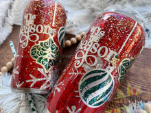 Load image into Gallery viewer, 22oz &quot;Tis the Season&quot; Christmas Tumbler
