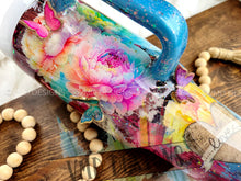 Load image into Gallery viewer, 40oz Affirmations Floral 3-D Butterfly Tumbler

