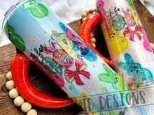 Load image into Gallery viewer, Peeps Peekaboo Tumbler Design with Custom Handle
