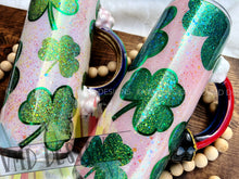 Load image into Gallery viewer, Shamrock Tumbler Design with Custom Handle
