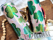 Load image into Gallery viewer, Shamrock Tumbler Design with Custom Handle
