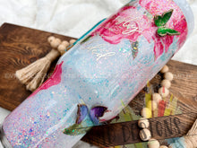 Load image into Gallery viewer, 40oz Floral Tumbler with 3-D Butterflies
