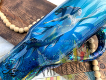 Load image into Gallery viewer, 40oz Mermaid Song Scrapbook Story Design
