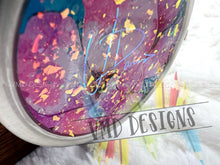 Load image into Gallery viewer, 40oz Tropical Travels Themed Tumbler with Custom Palm Tree Handle
