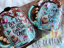 Load image into Gallery viewer, Books, Hot Chocolate and Christmas Cheer Mug Design

