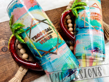 Load image into Gallery viewer, Tropical Vibes Beach Design with 3-D Palm Tree Handle

