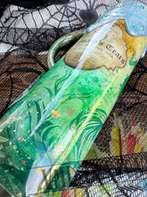 Load image into Gallery viewer, Mermaid Tears Tumbler with Rhinestone Drip and Custom Handle
