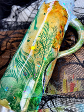 Load image into Gallery viewer, Mermaid Tears Tumbler with Rhinestone Drip and Custom Handle
