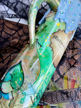 Load image into Gallery viewer, Mermaid Tears Tumbler with Rhinestone Drip and Custom Handle
