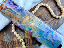 Load image into Gallery viewer, 32oz Galaxy Floral Glitter Design
