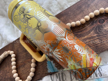 Load image into Gallery viewer, Honey Bee/Honey Comb Stainless Steel tumbler
