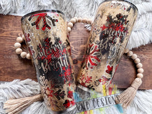 Load image into Gallery viewer, 24oz &quot;Merry and Bright&quot; Classic Christmas Tumblers
