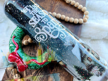 Load image into Gallery viewer, "Tis the Season To Sparkle" Tumbler Design with custom Wreath Handle
