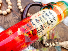 Load image into Gallery viewer, 32oz Tropical Sunset glitter Tumbler
