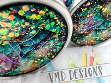 Load image into Gallery viewer, 32oz Beachy Mermaid Glitter Tumbler with Mermaid Tail Handle
