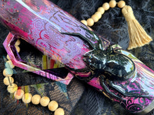 Load image into Gallery viewer, Spooky Glitter Tumbler with 3-D Spider
