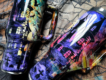 Load image into Gallery viewer, Haunted House Tumbler Design

