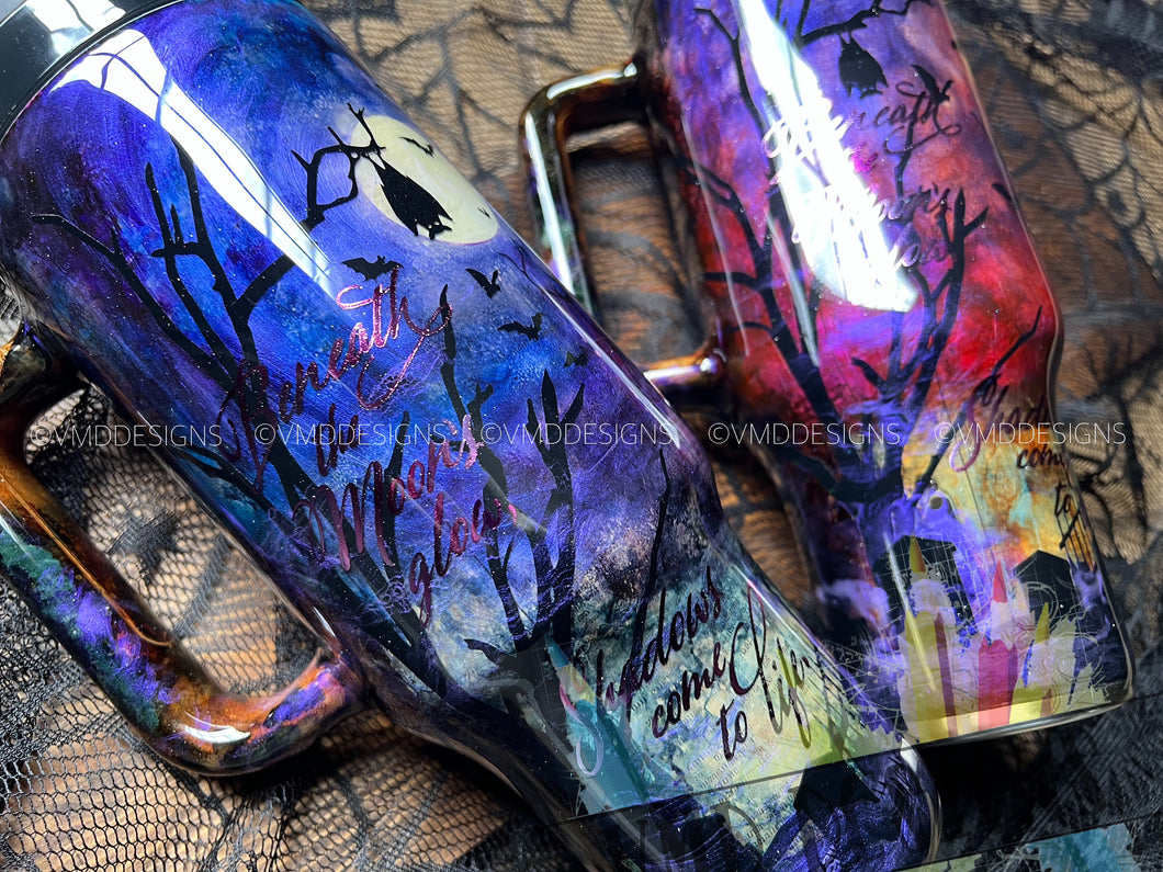 Haunted House Tumbler Design