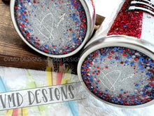 Load image into Gallery viewer, American Flag Glitter Tumbler
