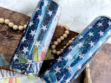 Load image into Gallery viewer, American Flag Glitter Tumbler
