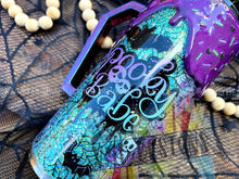 Load image into Gallery viewer, Spooky Babe Tumbler with Drip and Custom Coffin Handle
