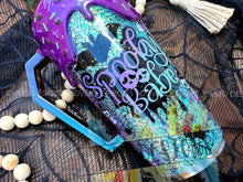 Load image into Gallery viewer, Spooky Babe Tumbler with Drip and Custom Coffin Handle

