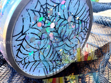 Load image into Gallery viewer, Spooky Babe Tumbler with Drip and Custom Coffin Handle
