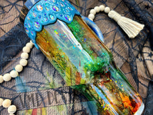 Load image into Gallery viewer, Mermaid Tears Tumbler with Rhinestone Drip and Custom Handle
