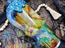 Load image into Gallery viewer, Mermaid Tears Tumbler with Rhinestone Drip and Custom Handle
