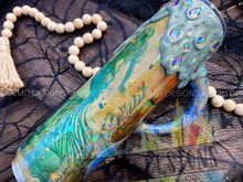Load image into Gallery viewer, Mermaid Tears Tumbler with Rhinestone Drip and Custom Handle
