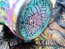 Load image into Gallery viewer, Spooky Season Rainbow Leopard Glitter Tumbler
