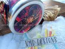 Load image into Gallery viewer, Autumn Themed Floral Tumbler with 3-D Butterflies
