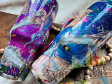Load image into Gallery viewer, 40oz Under the Sea Mermaid Scrapbook Design

