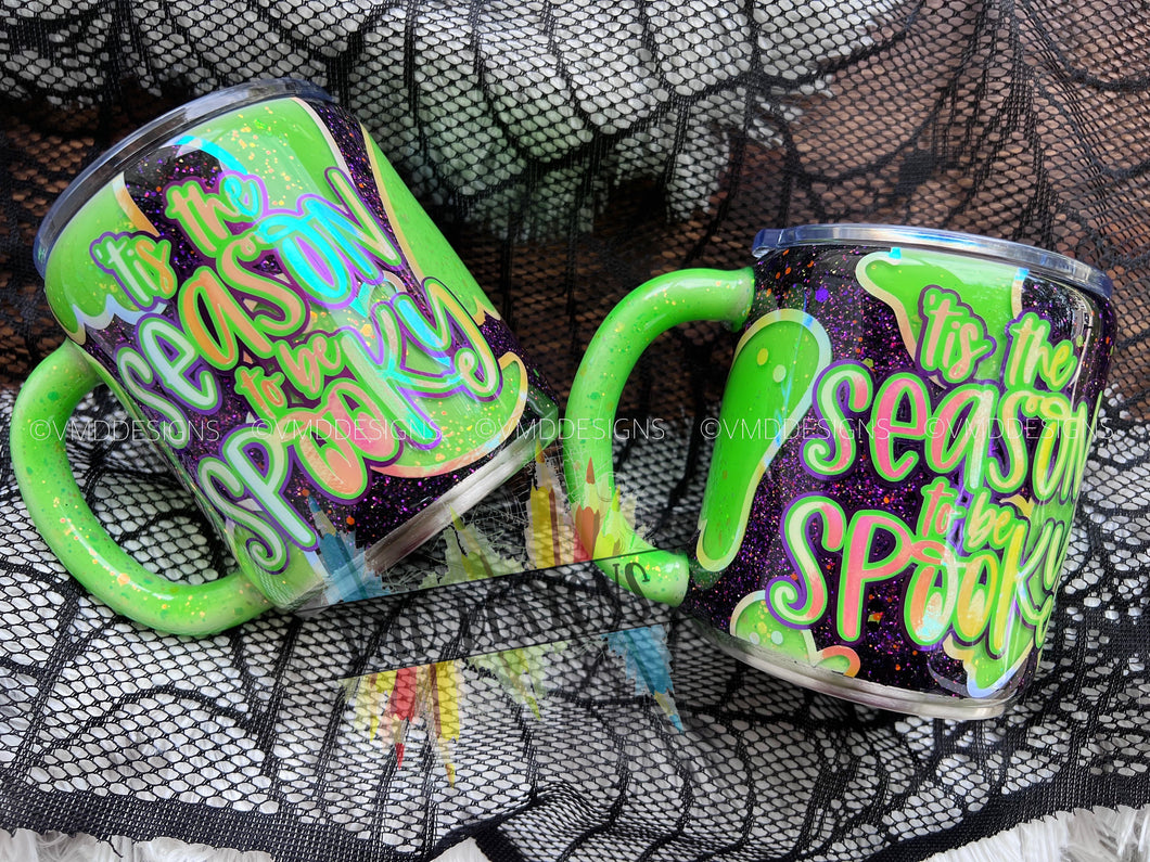 ‘It’s the Season to be Spooky” Glow in the Dark Mugs