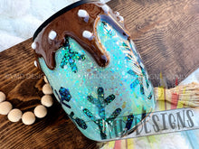 Load image into Gallery viewer, "Hot Cocoa Weather" Mug with Faux Chocolate Drip and Marshmallows
