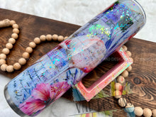 Load image into Gallery viewer, 32oz Tropical Beach Glitter Tumbler
