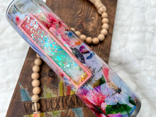 Load image into Gallery viewer, 32oz Tropical Beach Glitter Tumbler

