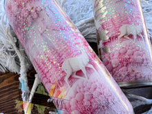Load image into Gallery viewer, &quot;Hello Winter&quot; Pink Winter Tumbler
