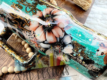 Load image into Gallery viewer, 40oz Patina Floral Tumbler Design
