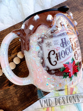 Load image into Gallery viewer, Hot Chocolate Mug with Faux Chocolate Drip and Marshmallows

