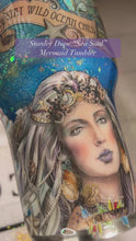 Load and play video in Gallery viewer, 40oz Mermaid Scrapbook Design with 3-D Mermaid Tail Handle
